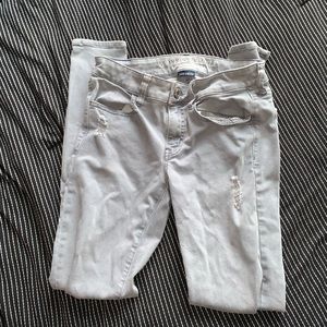 super stretch American Eagle jetting gray grey